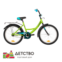 Велосипед 20" Novatrack VECTOR, цвет лаймовый для детского сада от ТД Детство