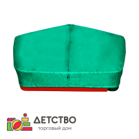 Чехол на песочницу 5 граней универсальный, зеленый для детских садов