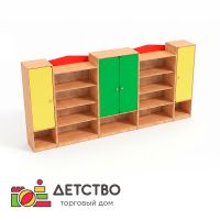 Шкаф-стенка для пособий от ТД Детство