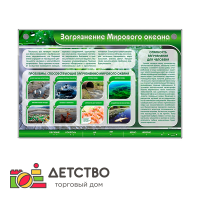 Интерактивный стенд "Загрязнение мирового океана" для детского сада от ТД Детство