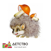 Фигурный двухсторонний элемент Ёжик для оформления детской площадки 310*320 мм