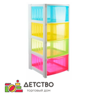Детский комод 4-х секционный РАДУГА от ТД Детство