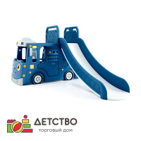 Горка Perfetto Sport Автомобиль + игровая зона PS-049-B синий для детского сада от ТД Детство