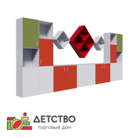 Шкаф закрытый из ЛДСП от ТД Детство