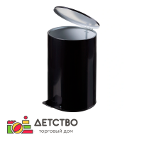 Ведро мусорное 20 л нержавеющая сталь с педалью с крышкой