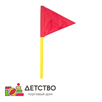 Палка гимнастическая с флажком (53 см.) для детских садов