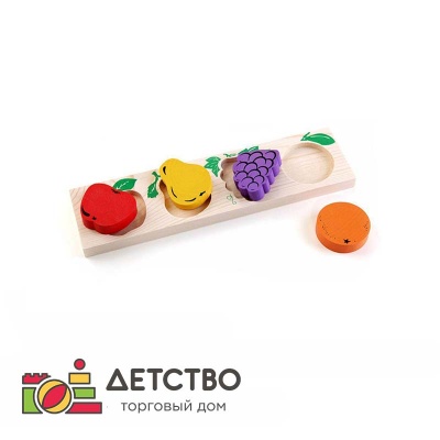 Рамка-вкладыш "Фрукты-ягоды" для детского сада от ТД Детство