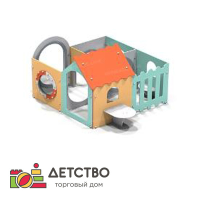 Лабиринт 4 секции для детских садов