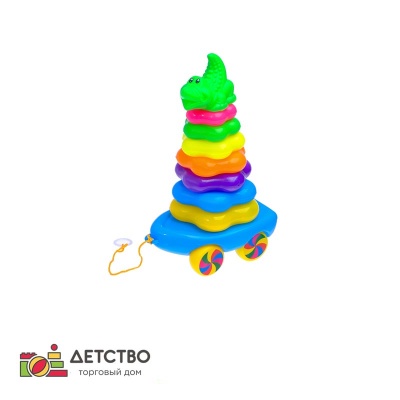 Пирамидка «Динозаврик» для детского сада от ТД Детство