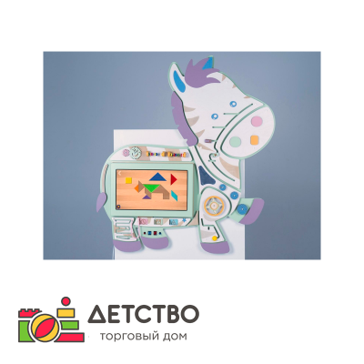 Интерактивный бизиборд «Зебруша» для детского сада от ТД Детство