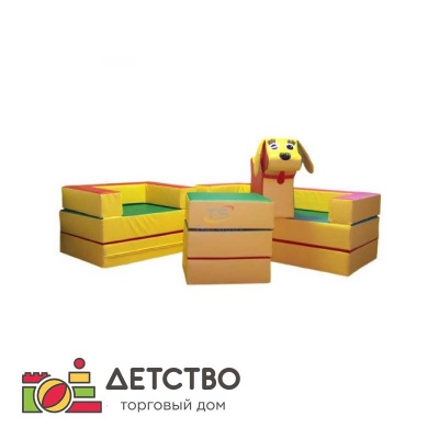 «Трансформер с игрушкой 4» комплект мягкой игровой мебели